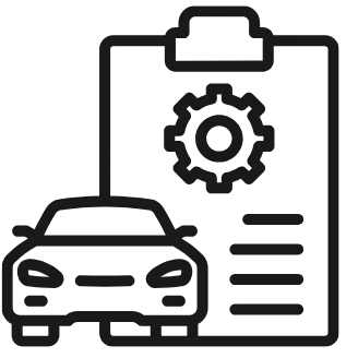 Ícone de revisão automotiva